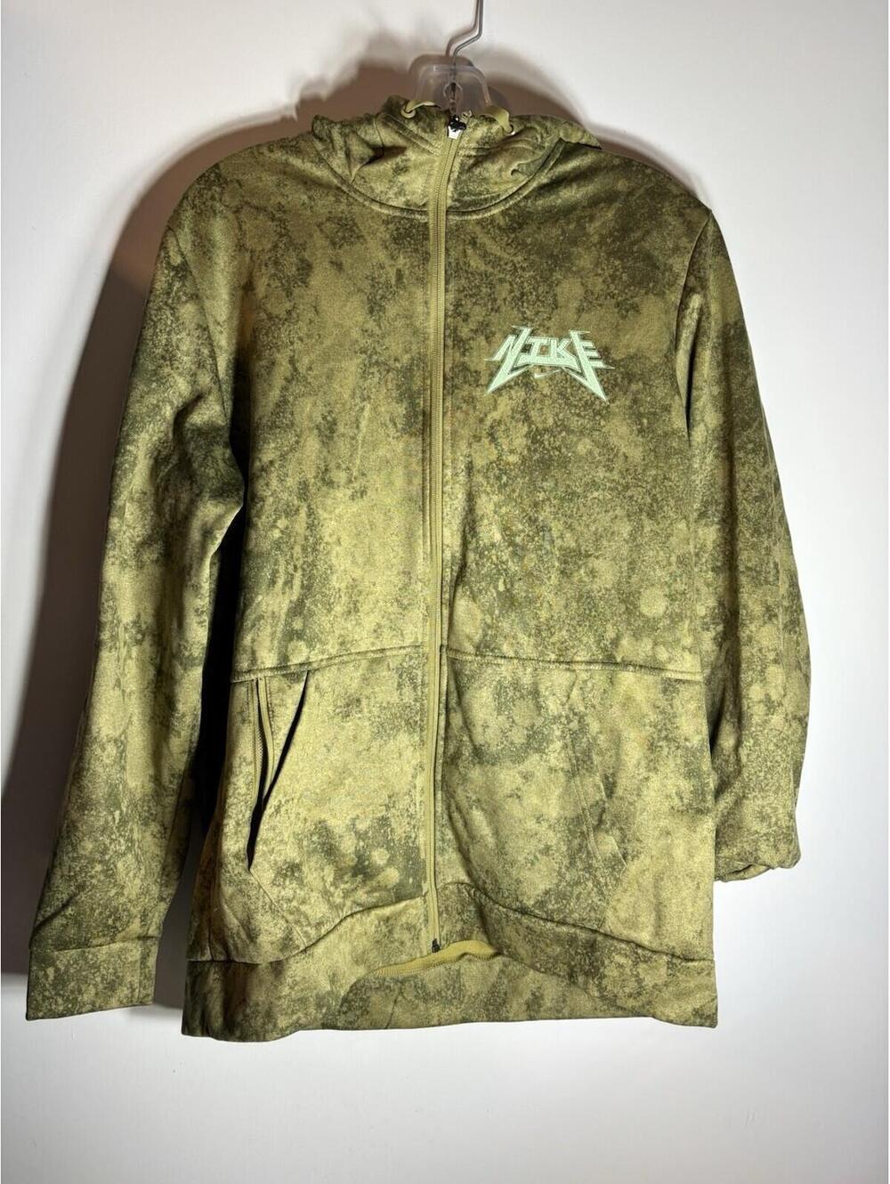 Nike Therma-FIT Story Pack Hooded Jacket - Men’s Size Large Olive Green